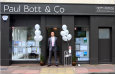 Paul Bott & Co, estate agent signage